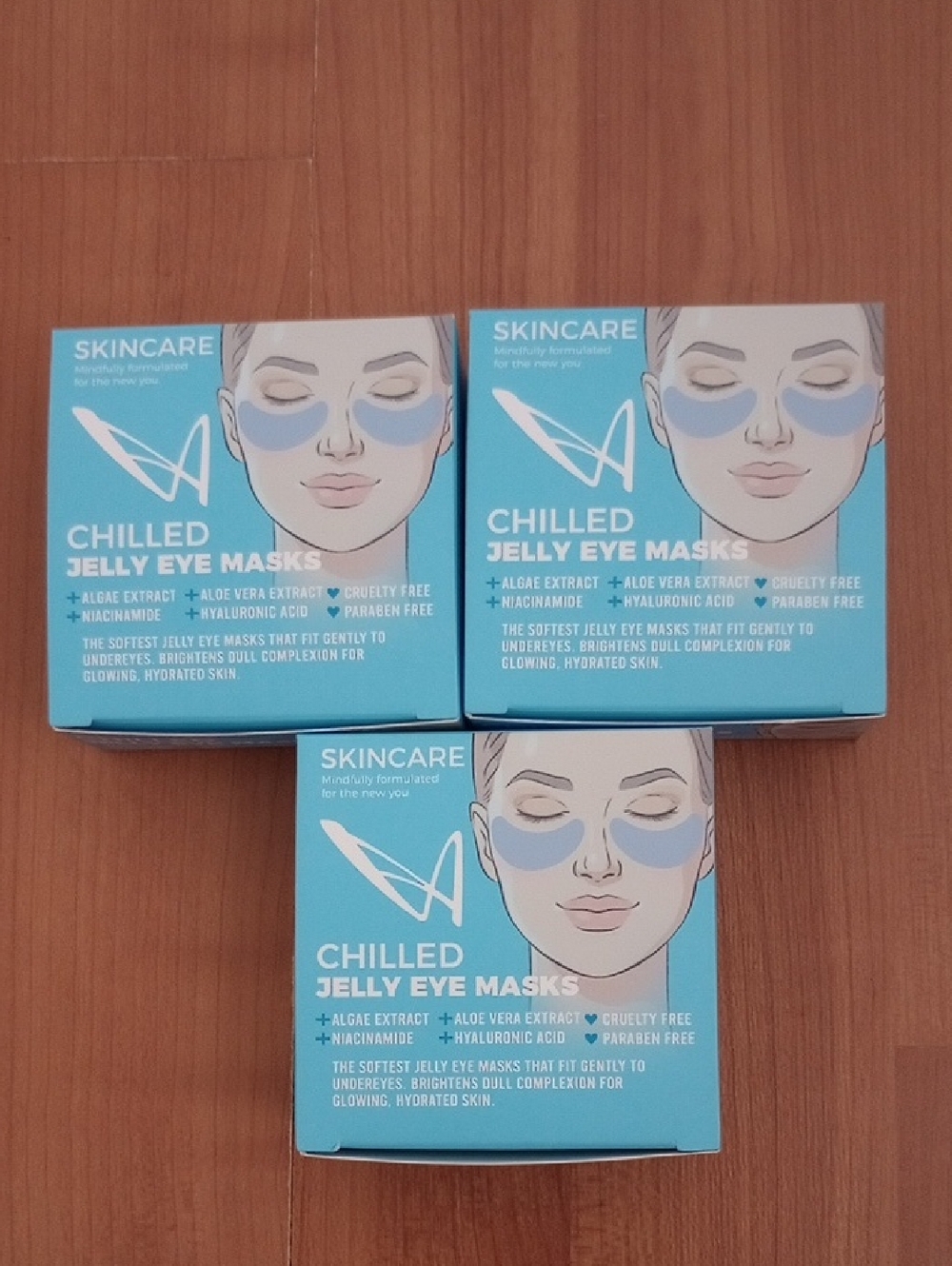 New SKINCARE Chilled Jelly Eye Masks - Blue Hydrating Under-Eye Patch